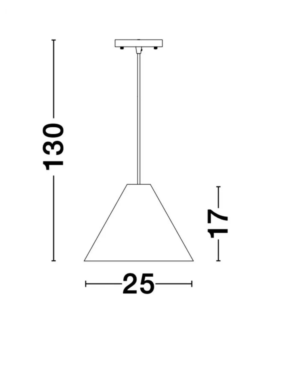 Pendul structura din Metal Maro si abajur din Lemn de nuc Maro H130xL25cm IP20 WERA