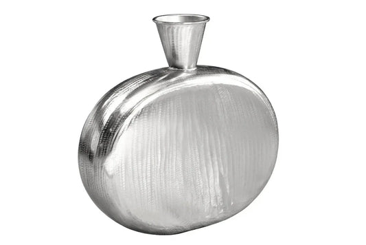 Vaza decorativa din Metal Argintiu H48xL48cm Orient L