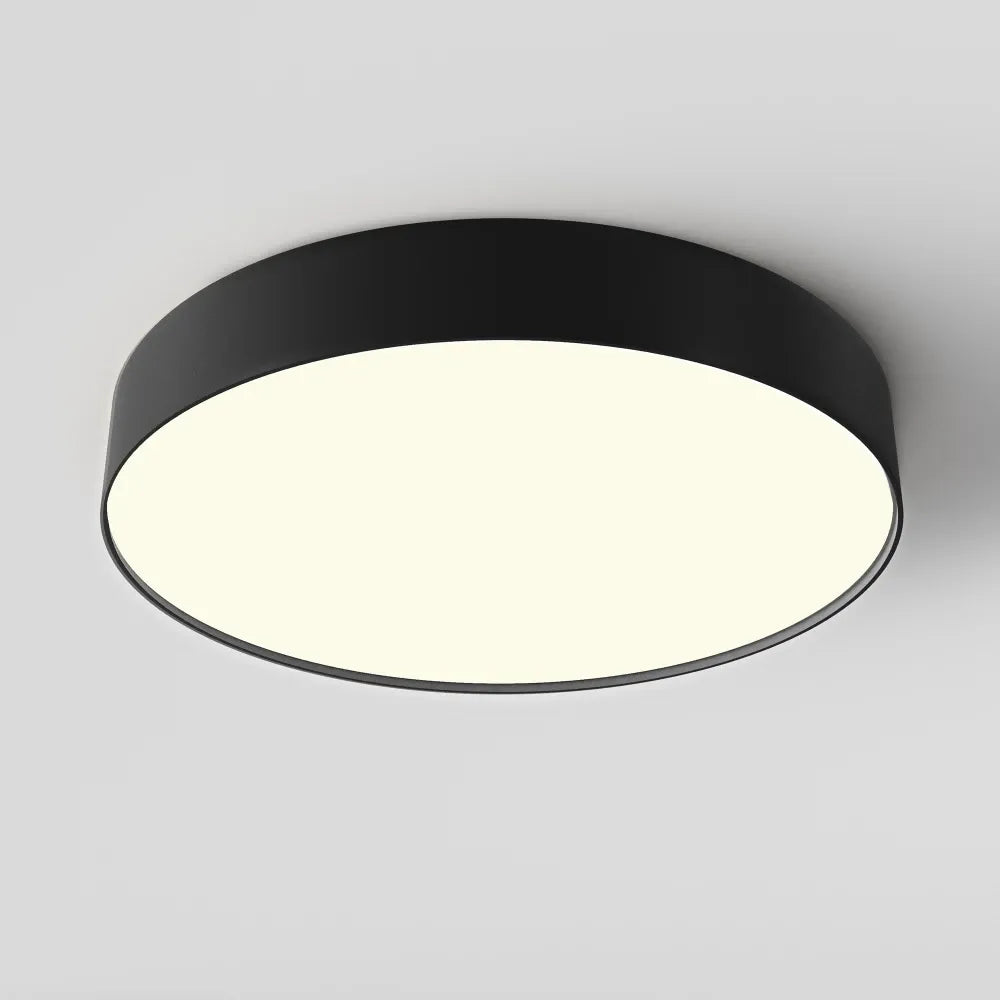 Plafoniera din Aluminiu Negru H6xD40cm Zon