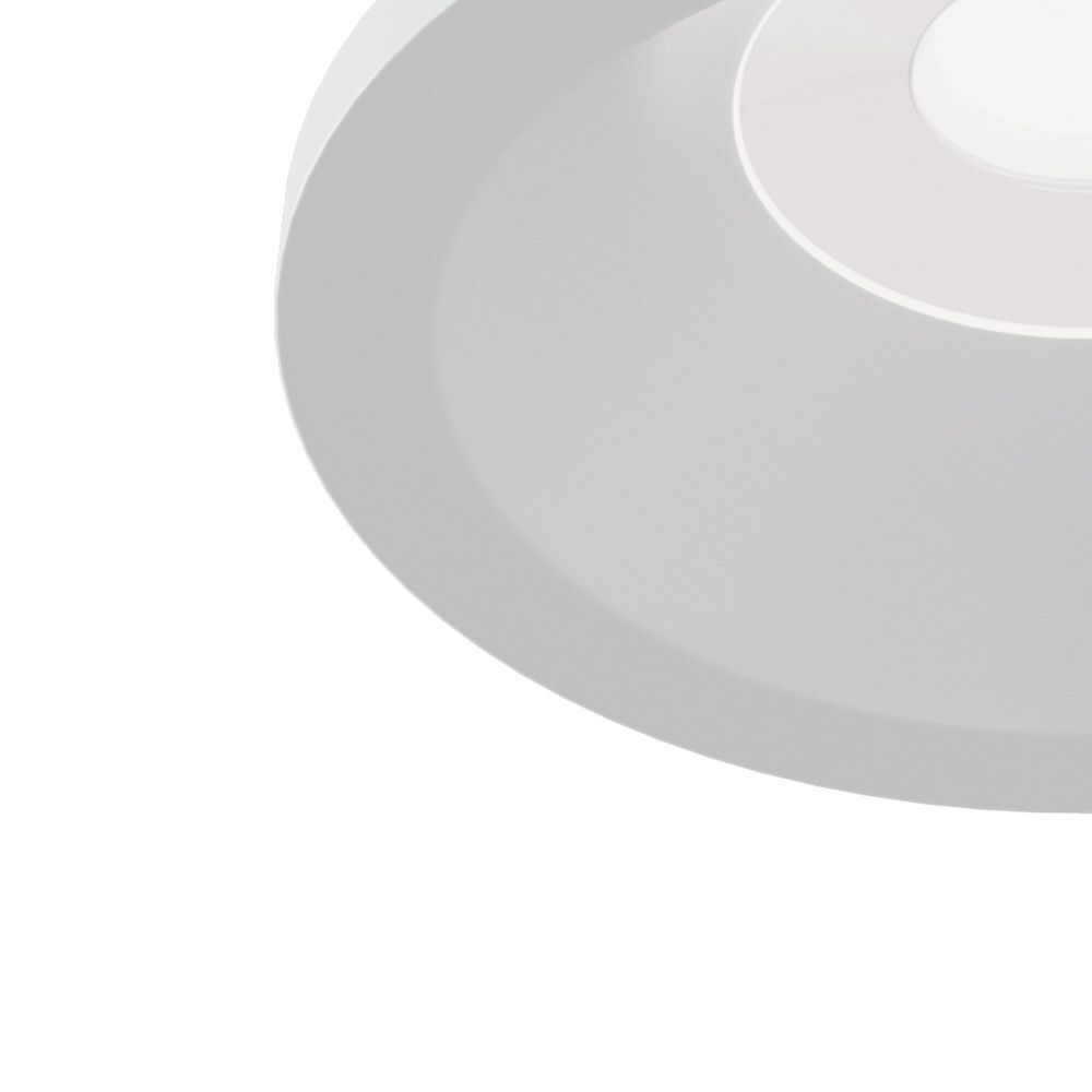 Spot incastrat din Aluminiu Alb D8.5xH4.5cm Zoom