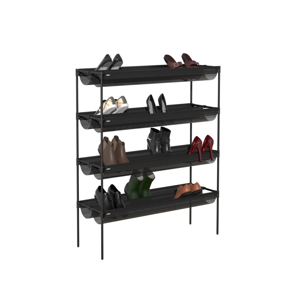 Suport pantofi din otel inoxidabil Negru Sling L92xH57