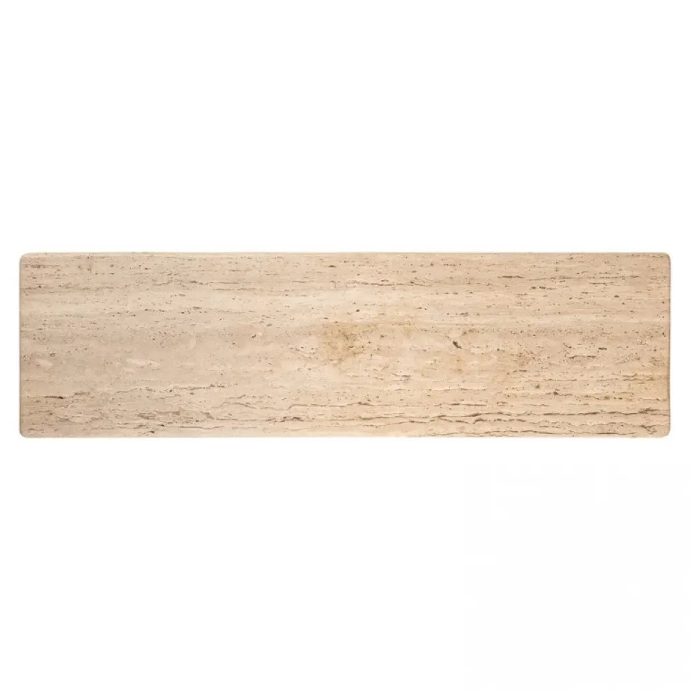 Consola din Travertin Bej L140xH78cm Hampton Richmond Interiors