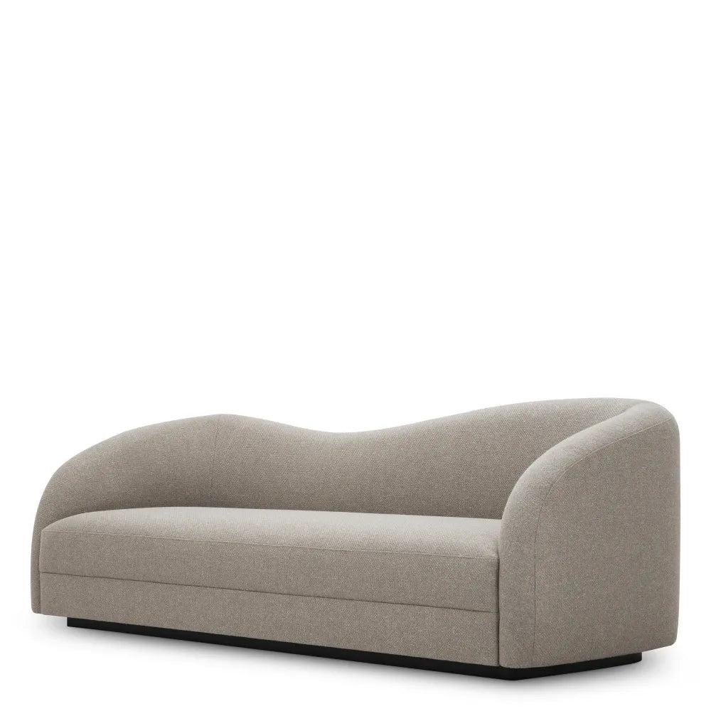 Canapea tapitat cu Stofa Grej L230xA98xH82cm Divisadero Eichholtz