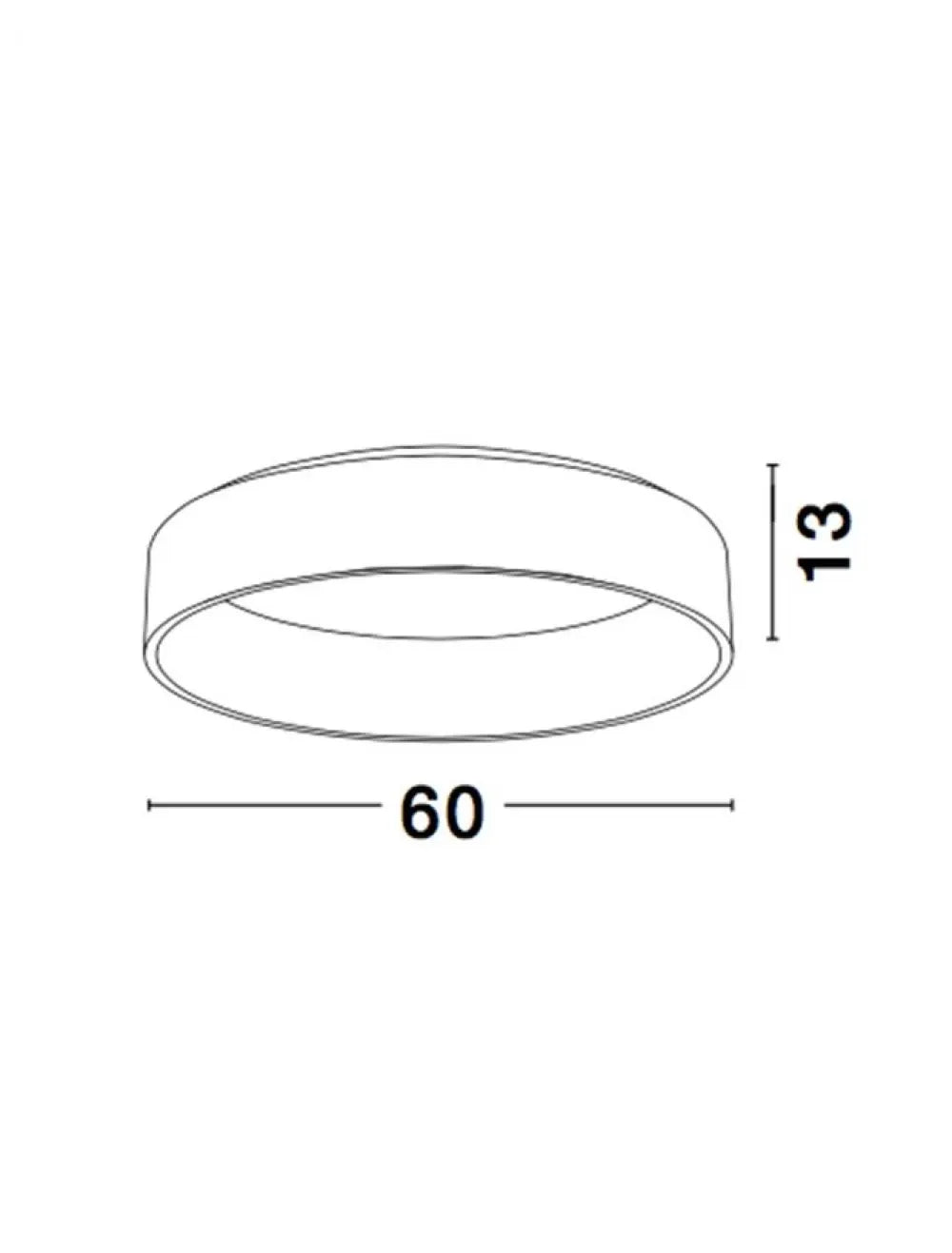 Plafoniera structura din Aluminiu Negru si abajur din Acrilic Alb H13xL60cm IP20 42W 2691lm 3000k RANDO