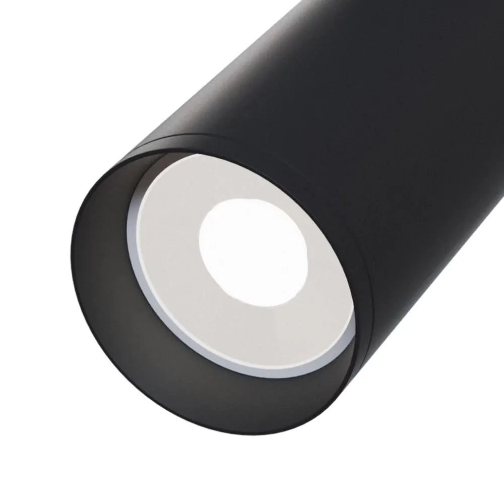 Spot aplicabil din Aluminiu Negru H19.5xL13cm IP 20 GU10 50W Focus