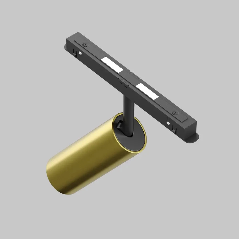 Spot dimabil smart pentru sina Exility din Aluminiu Negru/Alama H19.4xL19.3cm 12W 944lm 2700-6000k Focus LED