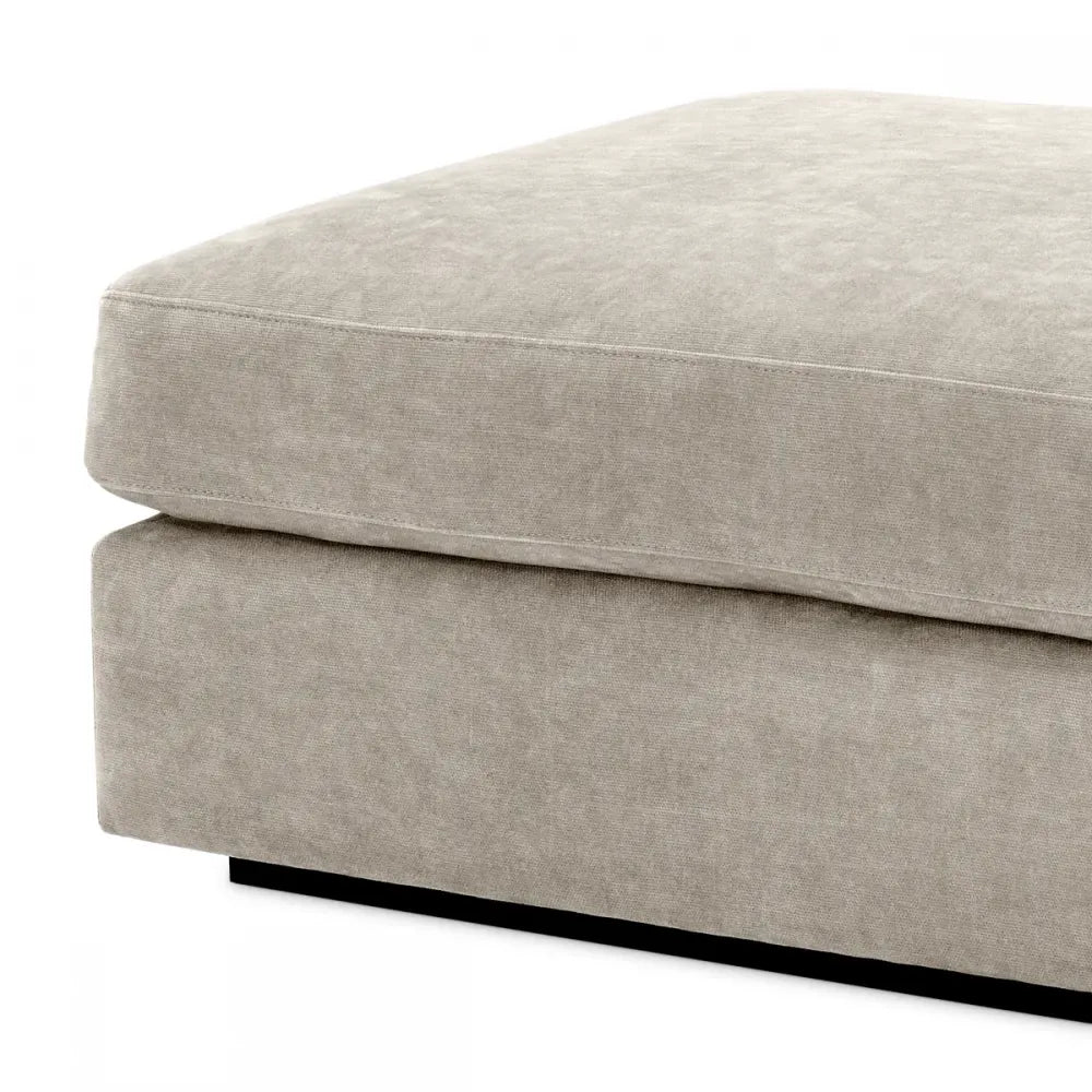 Puf tapitat cu Stofa Clarck Bej H40xL172cm Vista Grande Eichholtz