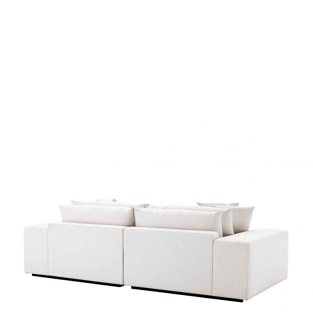 Canapea Fixa Vista Grande Eichholtz din Stofa Avalon Alba L280cm
