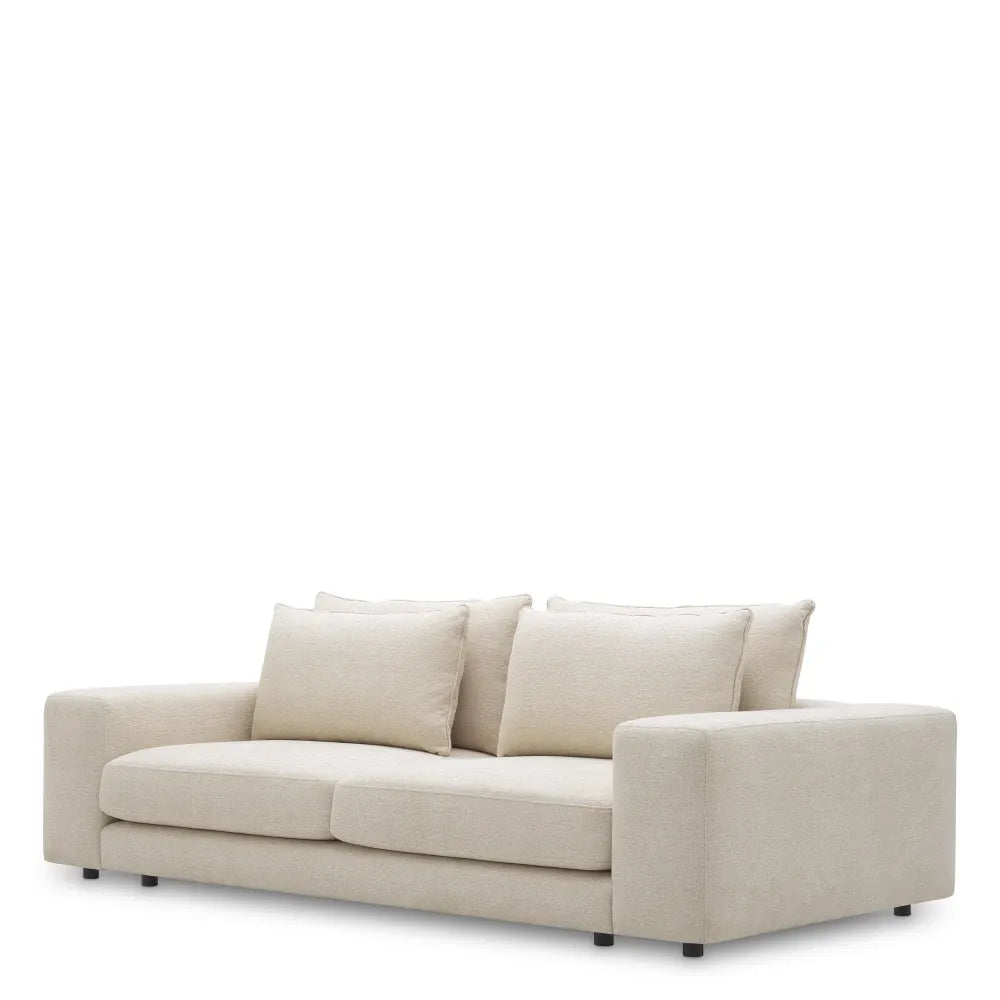 Canapea tapitat cu Stofa Bej L240xA120xH77cm Lounge Club L Eichholtz