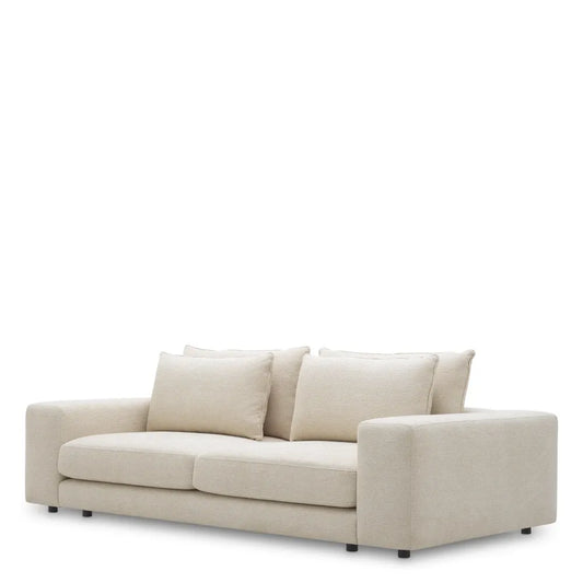 Canapea tapitat cu Stofa Bej L240xA120xH77cm Lounge Club L Eichholtz