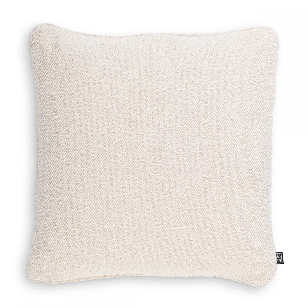 Perna decorativa din Stofa boucle Crem L60xHcm Bouclé L Eichholtz