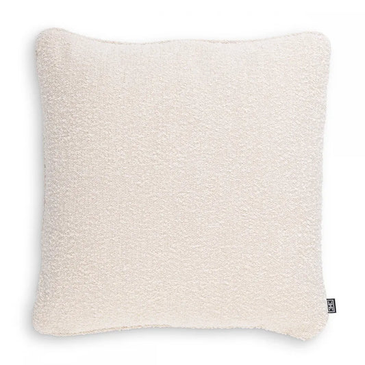 Perna decorativa din Stofa boucle Crem L60xHcm Bouclé L Eichholtz
