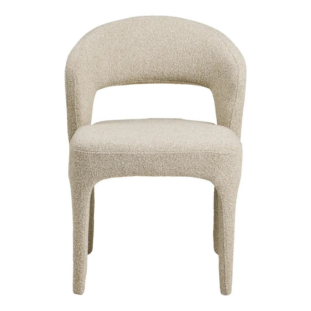 Set 2 scaune din Stofa Bej L61xH79cm Belmont