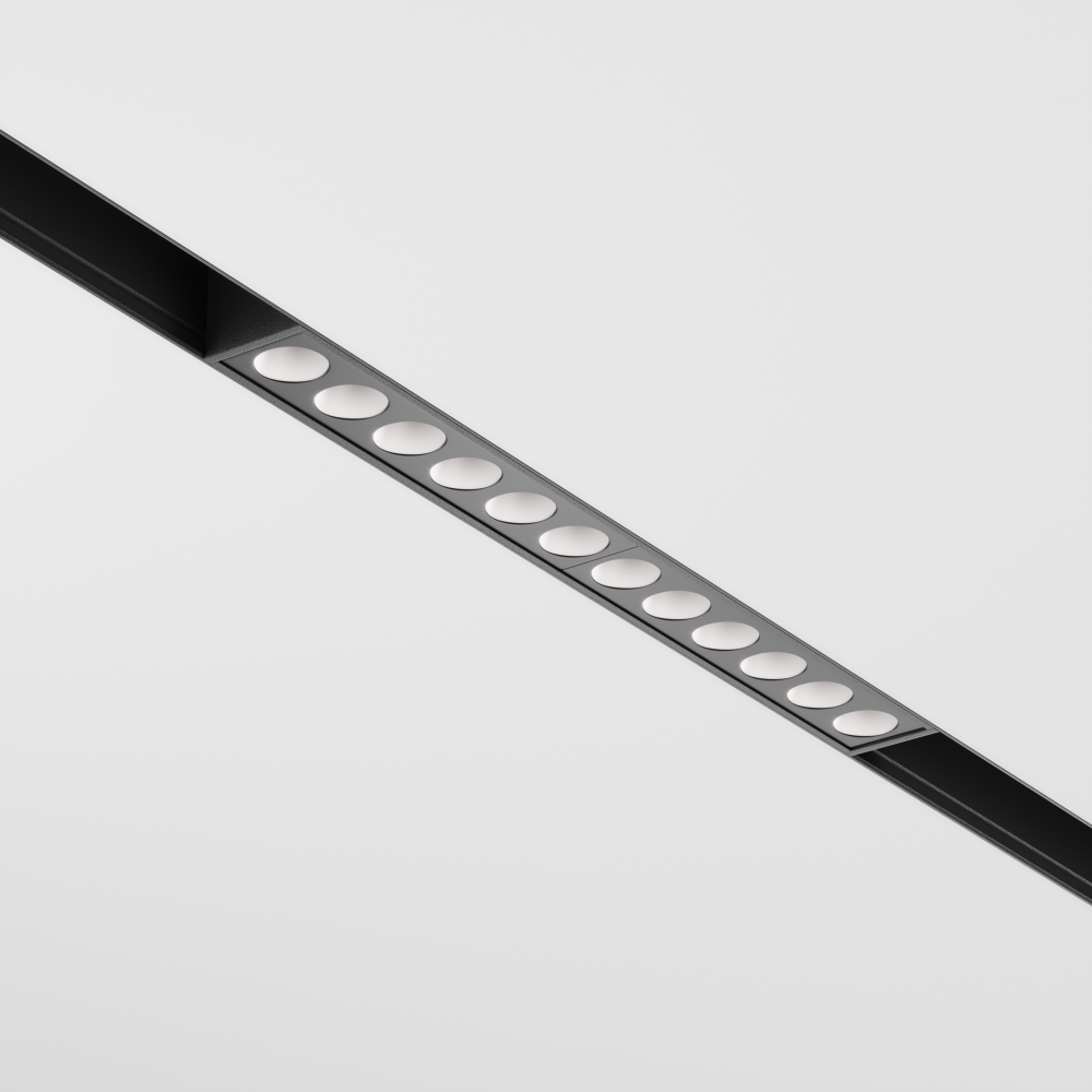 Spot pentru sina magnetica Exility din Aluminiu Negru 12W 900lm k L22xH5cm Points