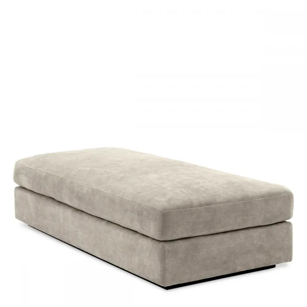 Puf tapitat cu Stofa Clarck Bej H40xL172cm Vista Grande Eichholtz