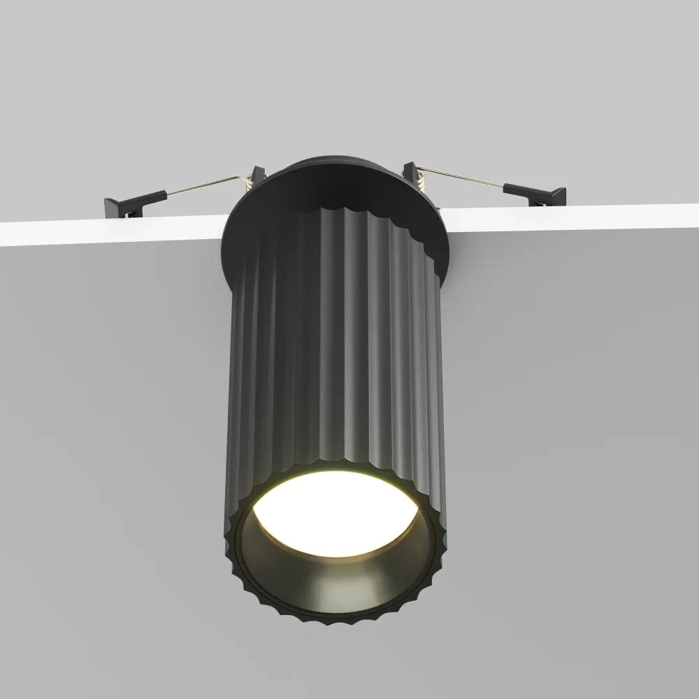 Spot incastrat din Aluminiu Negru H14.4xL10cm 10W Calipso