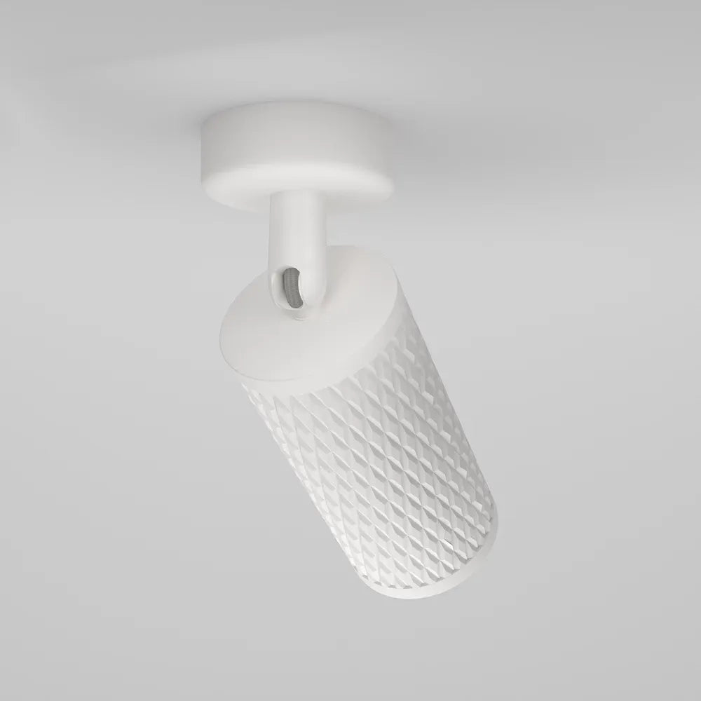 Spot aplicabil din Aluminiu Alb H19.5xL13cm IP 20 GU10 50W Focus Design