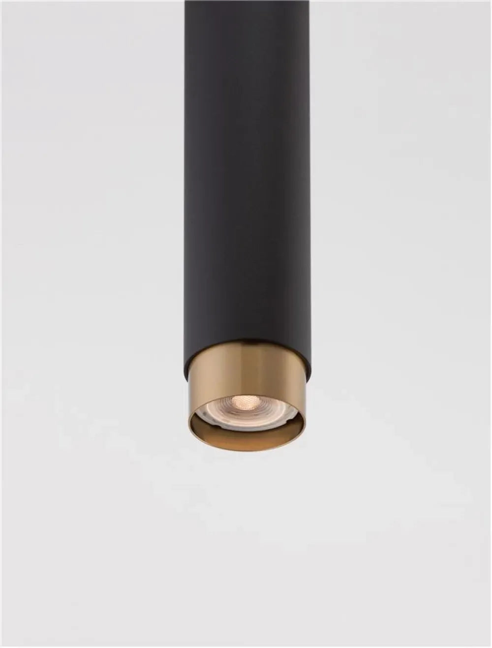 Pendul din Aluminiu Negru/Auriu H180xL5.9cm IP20 PONGO