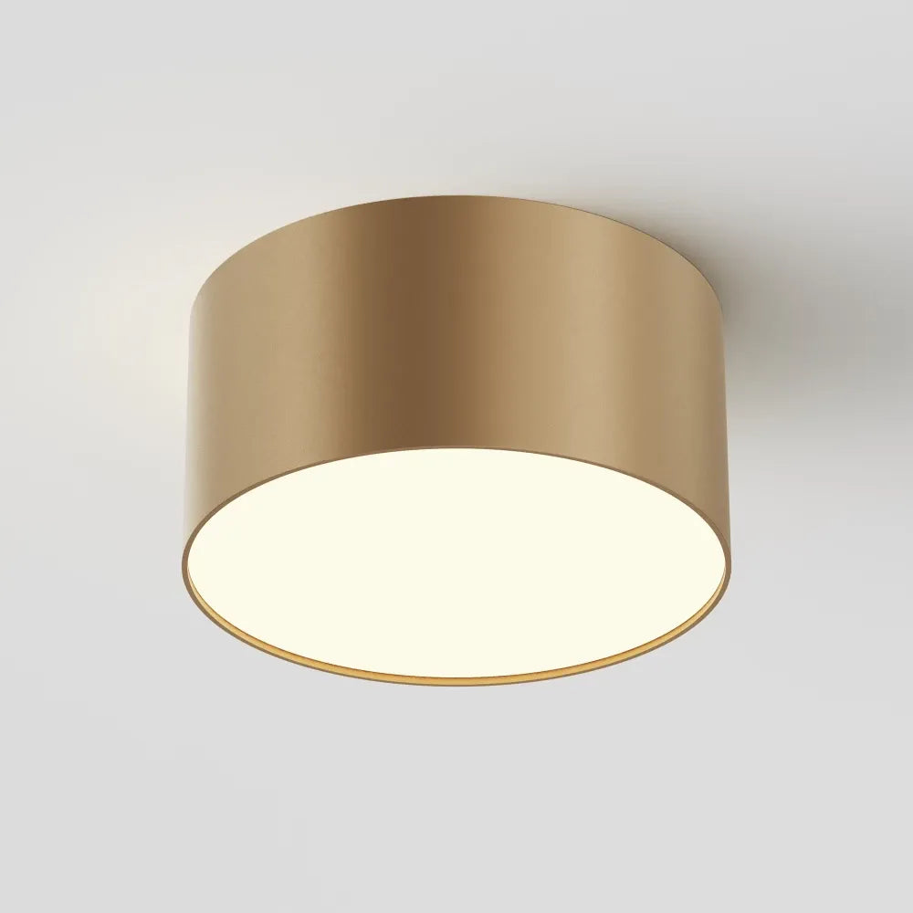 Spot aplicat din Aluminiu Auriu mat H6xD12cm Zon