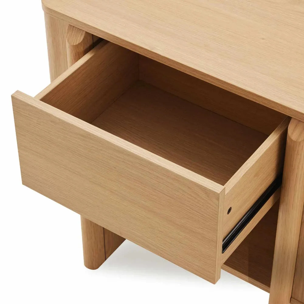 Noptiera cu sertar Sidney de culoare natural L60xH60cm