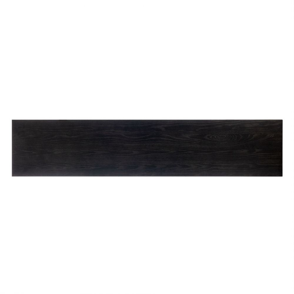 Comoda din Lemn masiv de stejar si Metal Negru/Auriu L190xH46cm Hunter Richmond Interiors