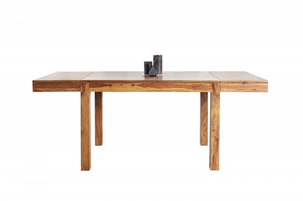 Masa extensibila dreptunghiulara din Lemn de palisandru Maro de 6-8 persoane L120/200x80cm Lagos