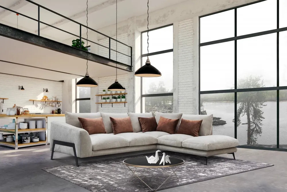 Coltar in forma de L personalizabil L292cm Aspen