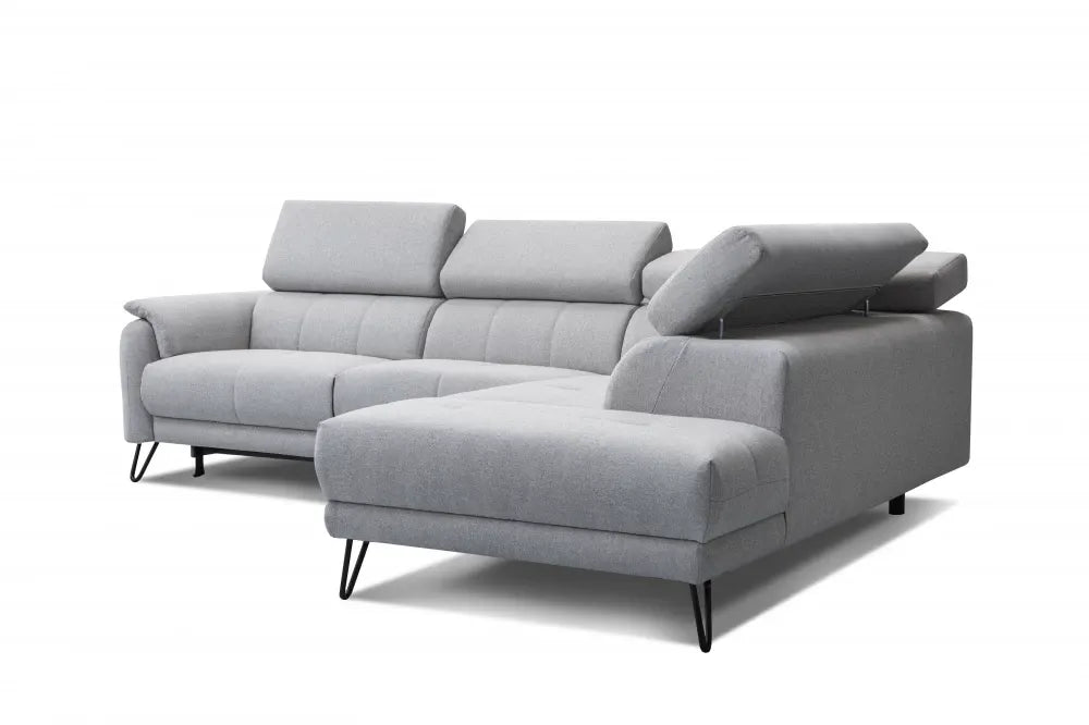 Coltar customizabil cu recliner in forma de L 281cm Oltens