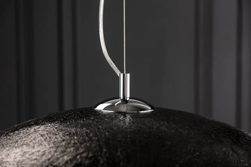 Pendul din Metal Argintiu si Fibra de sticla Negru/Auriu D70xH120cm Glow