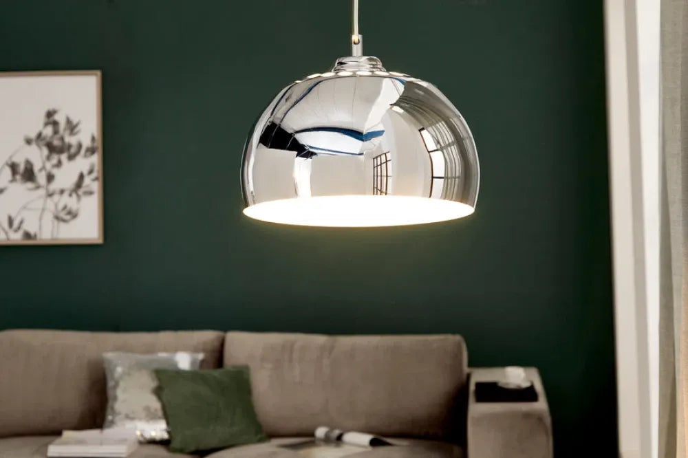 Pendul din Metal Argintiu D32xH22cm CHROME BALL