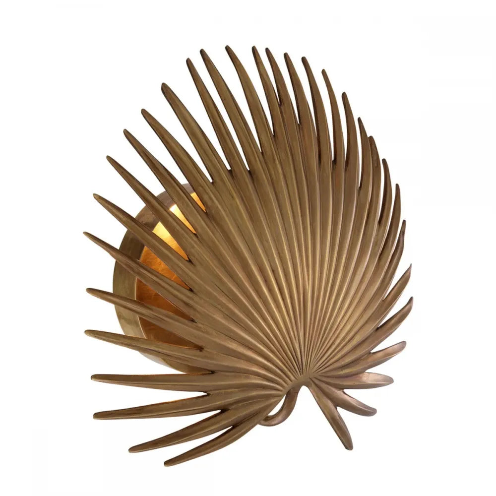 Aplica de perete din Metal Alama H32xL34cm Foliage Eichholtz