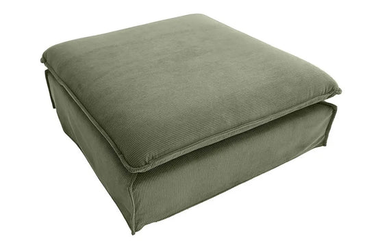 Puf cu husa detasabila din   si Lemn Negru L100xH42cm HEAVEN