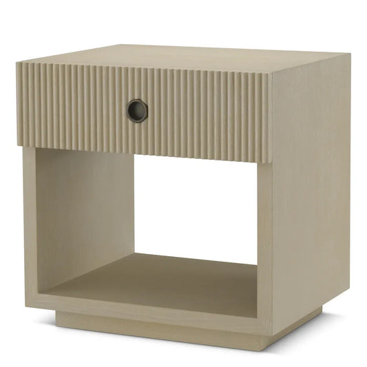 Noptiera din Furnir de stejar Maro deschis L60xH61cm Dimitrios Eichholtz
