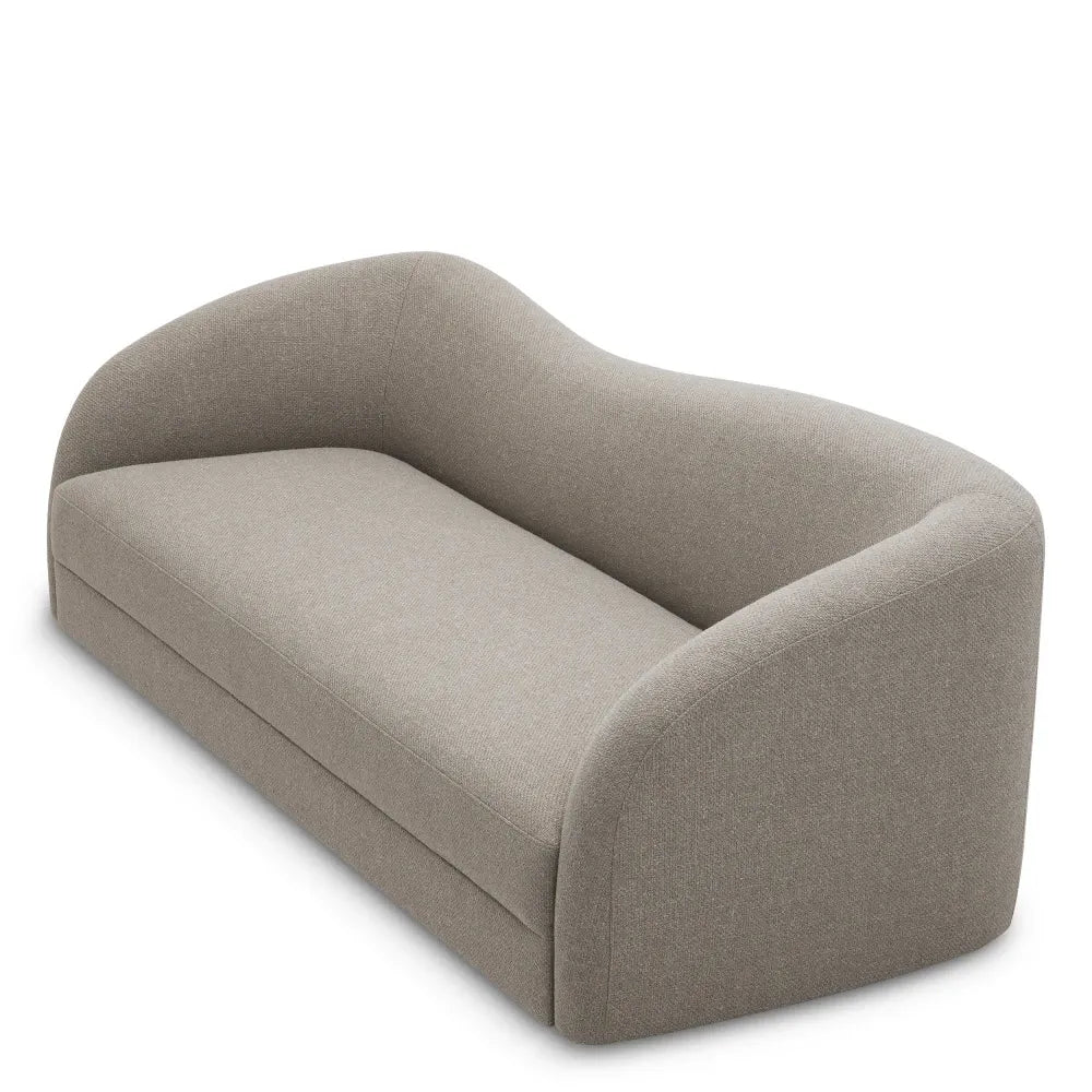 Canapea tapitat cu Stofa Grej L230xA98xH82cm Divisadero Eichholtz