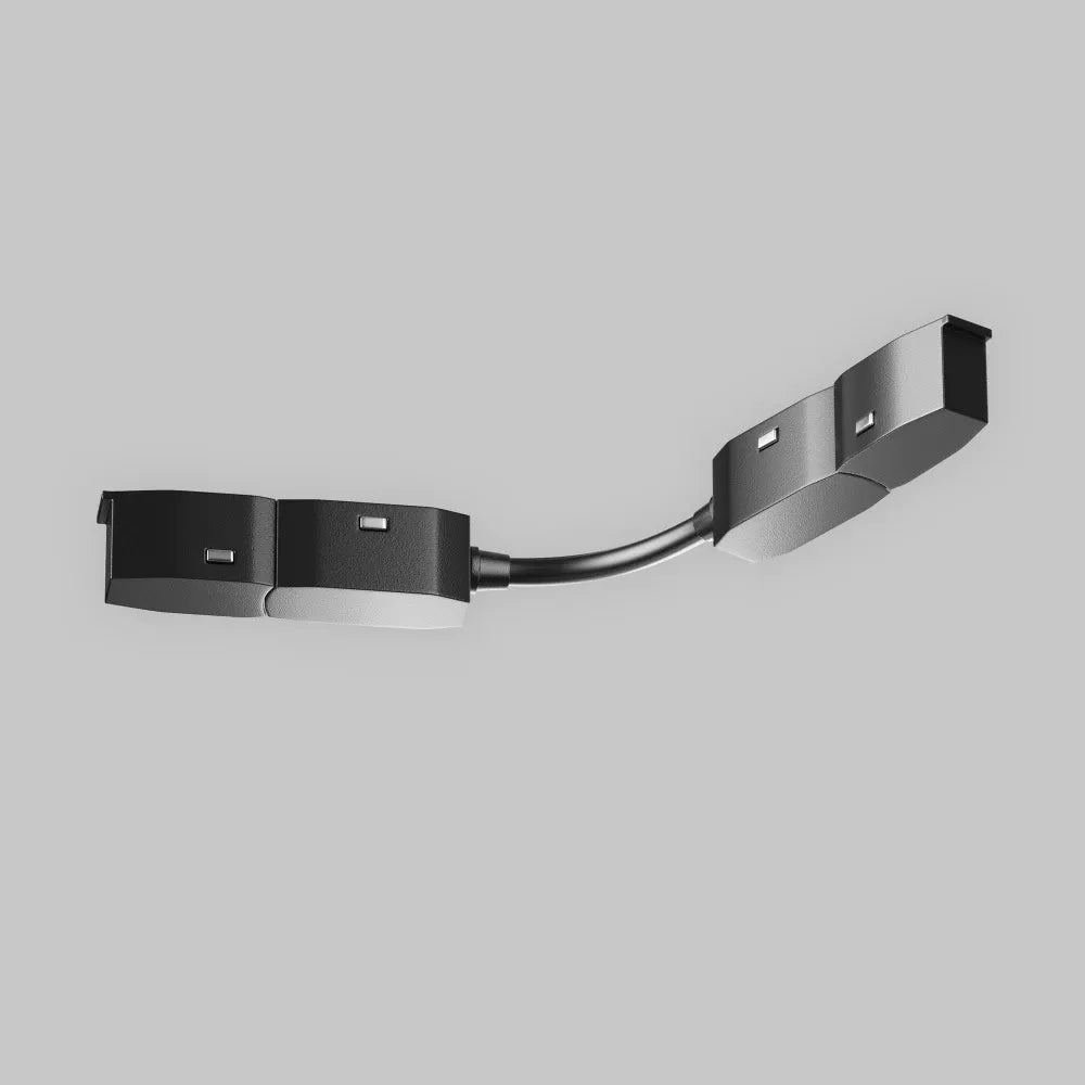 Conector de alimentare pentru conector semicerc Radius Exility din Plastic Negru