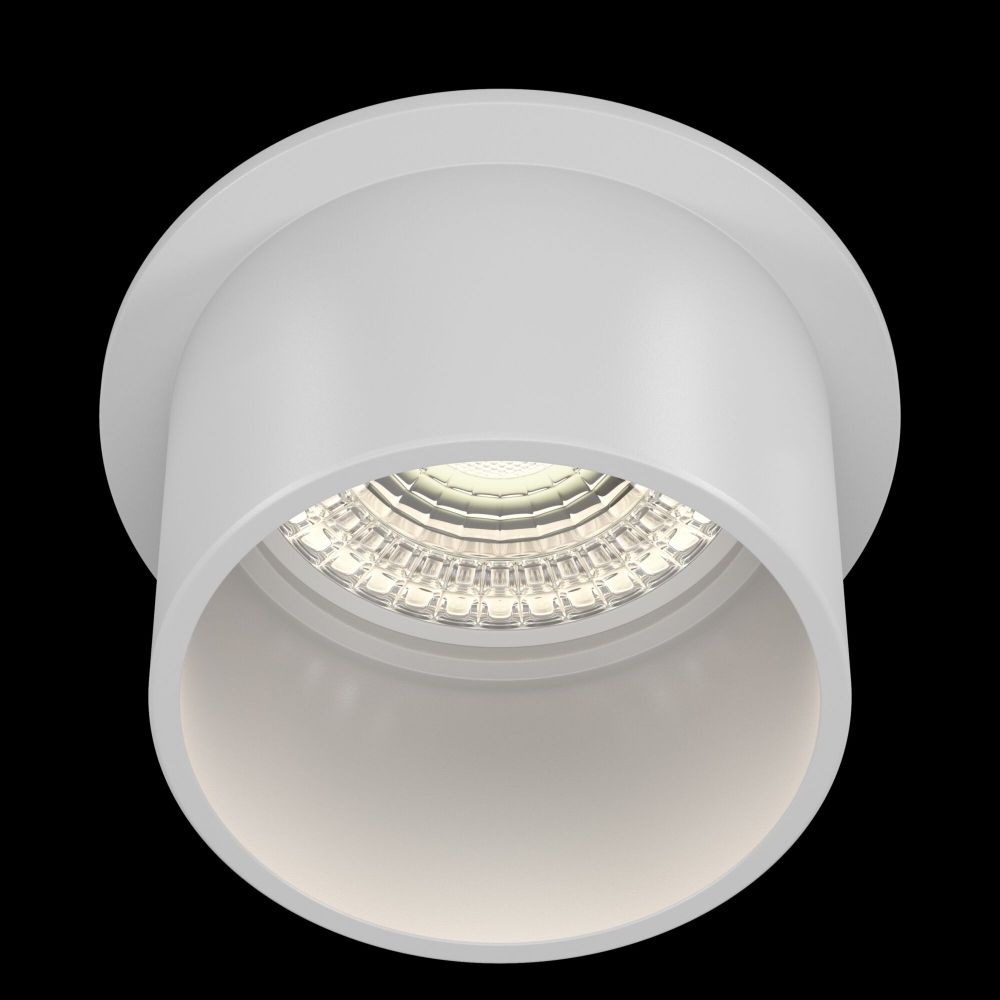 Spot incastra din Aluminiu Alb D7xH6cm Reif
