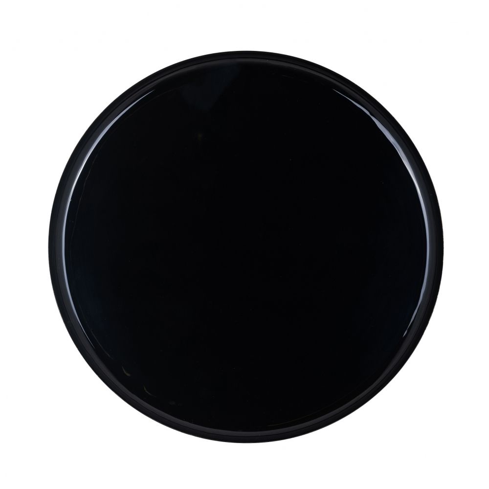 Masuta de colt Rotunda din Metal Negru/Auriu D50xH52cm Xara Richmond Interiors