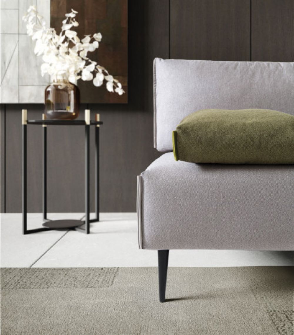 Canapea fixa 3 locuri Bacio stil Scandinav L217cm