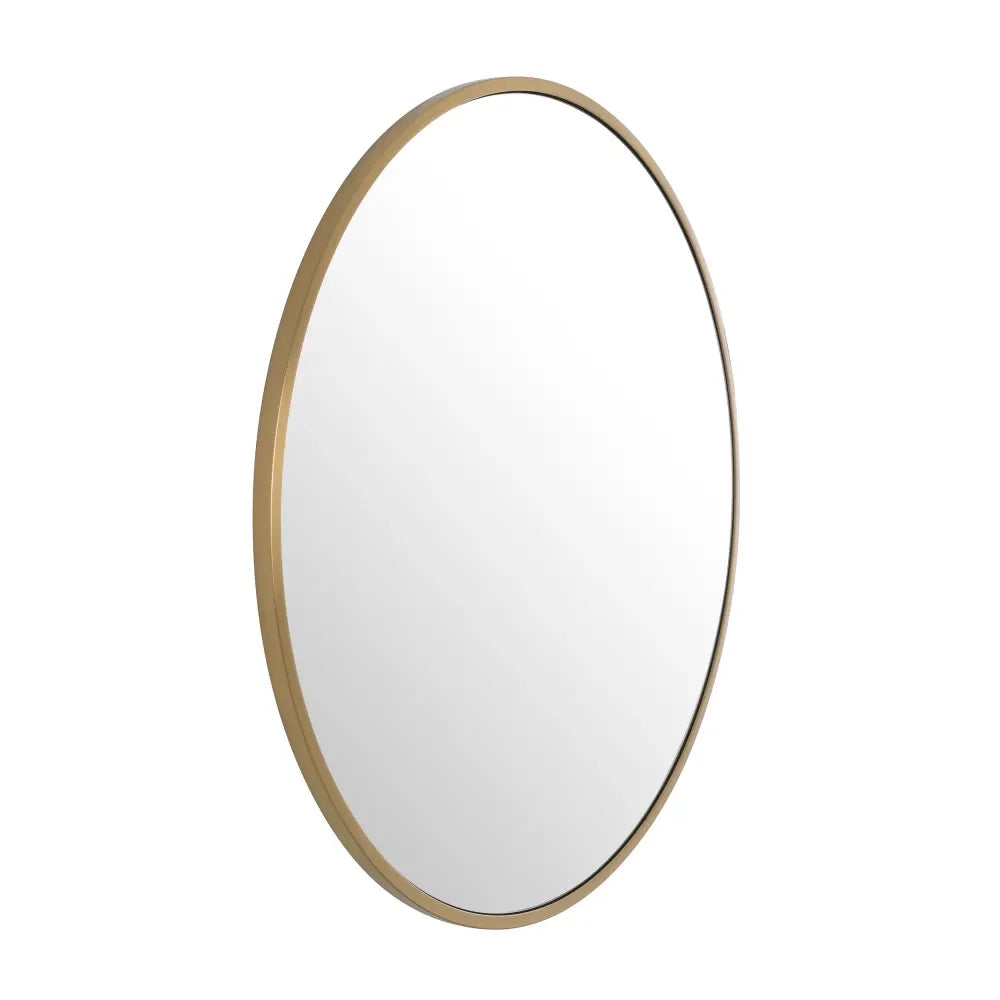 Oglinda rotunda cu rama din Metal Alama D120cm Heath Eichholtz