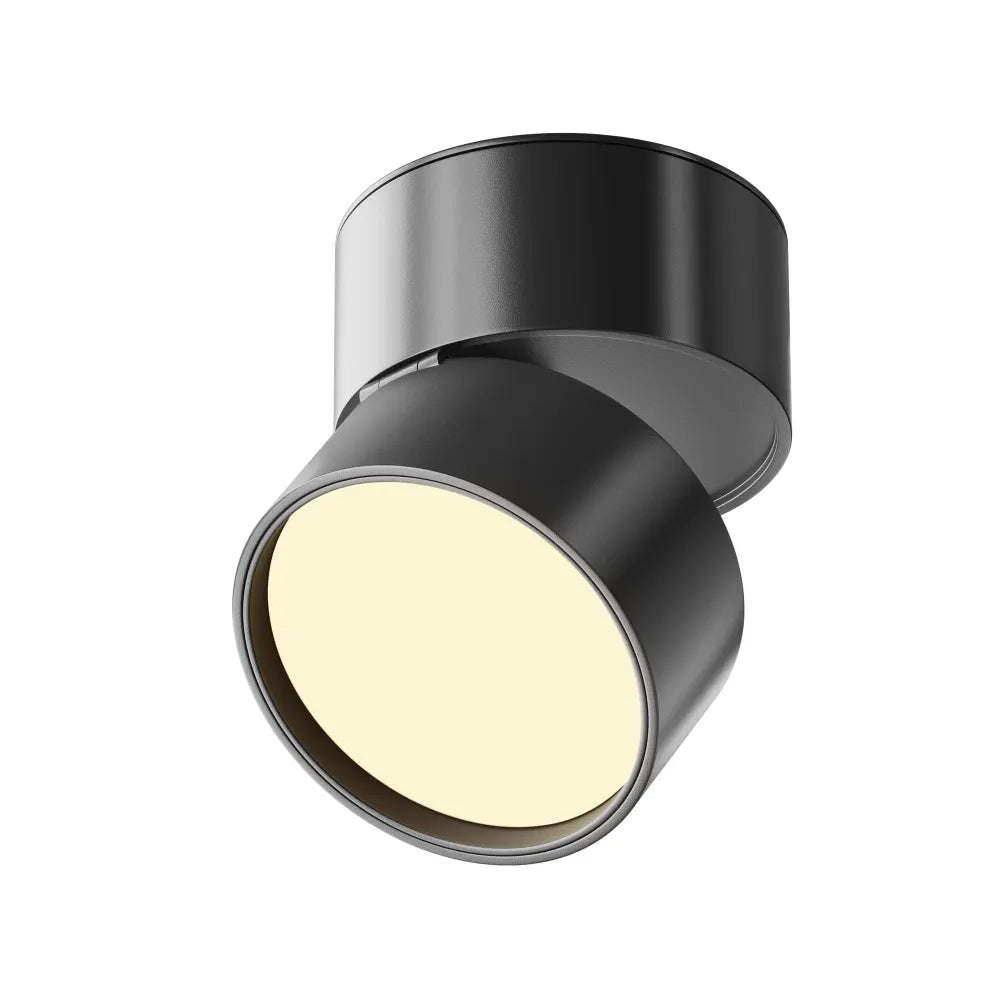 Spot aplicat din Aluminiu Negru H8xD8.5cm Onda
