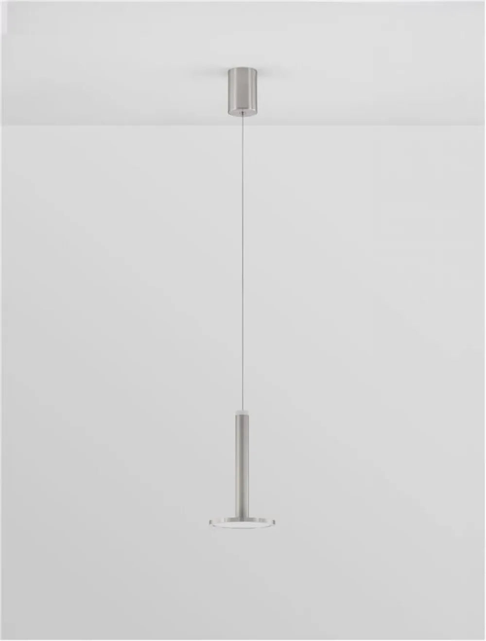 Pendul din Metal Argintiu H160xL15cm IP20 10W 517lm 3000k PALENCIA