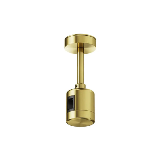 Suport scurt de tavan cu conector direct de alimentare 78 mm Flarity din Aluminiu Alama
