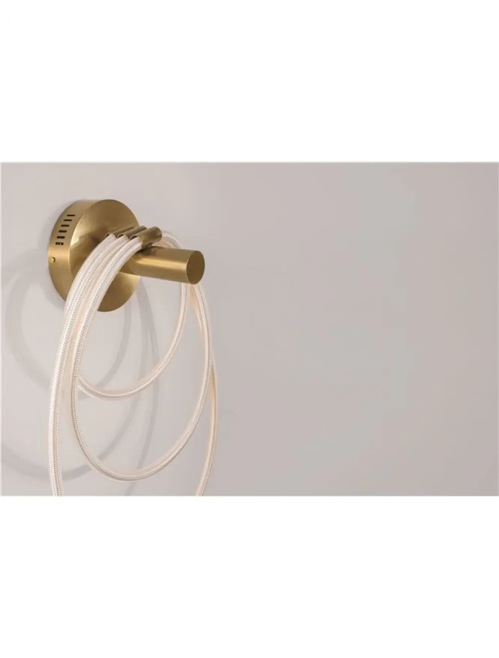Aplica de perete structura din Metal Auriu si abajur din Silicon Alb H50xL35cm IP20 29.5W 1861lm 3000k CERELIA