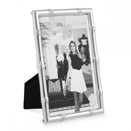 Rama foto din Metal/Sticla Argintiu/Transparent L11.5xH16.5cm Holden S Eichholtz