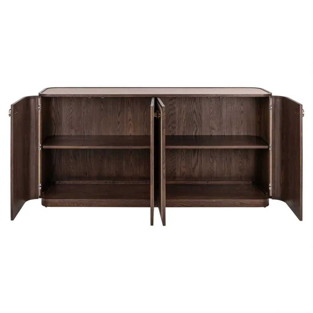 Comoda cu 4 usi din Lemn/In Auriu/Bej Maro/Bej L180xH86cm Willox Richmond interiors