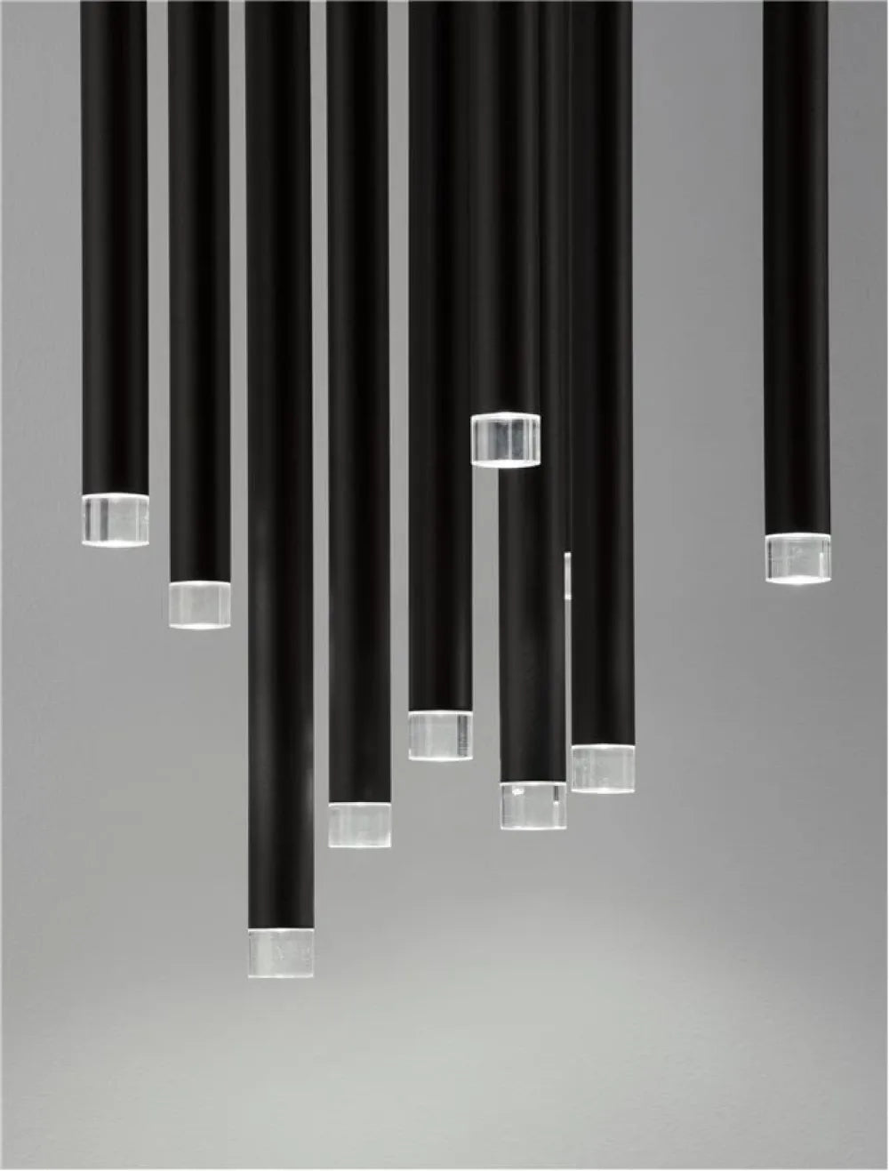 Candelabru din Aluminiu Negru H72xL40.5cm IP20 69W 4223lm 3000k DANDIA