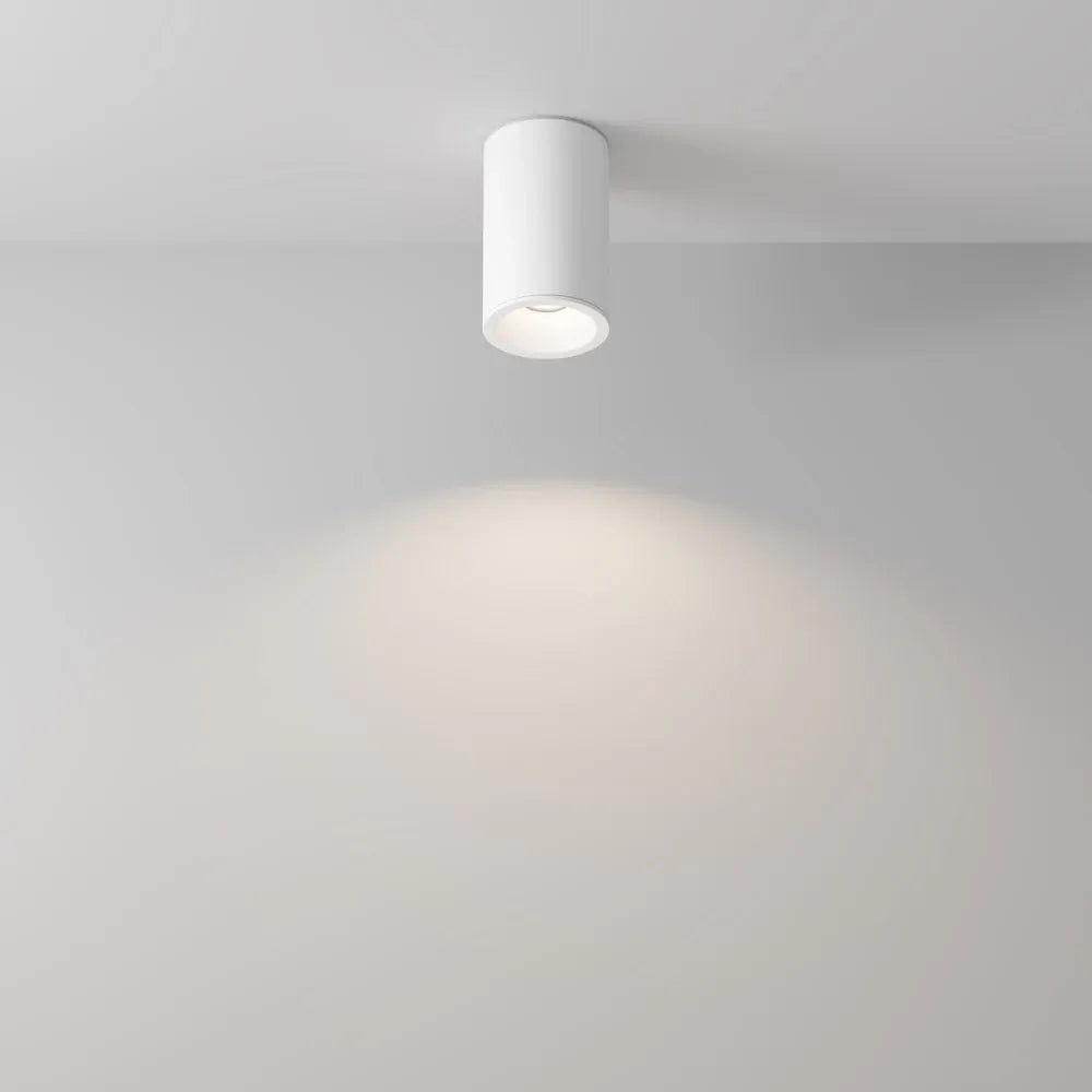 Spot aplicabil din Aluminiu Alb H10.5xD6.5cm IP 65 GU10 50W Zoom