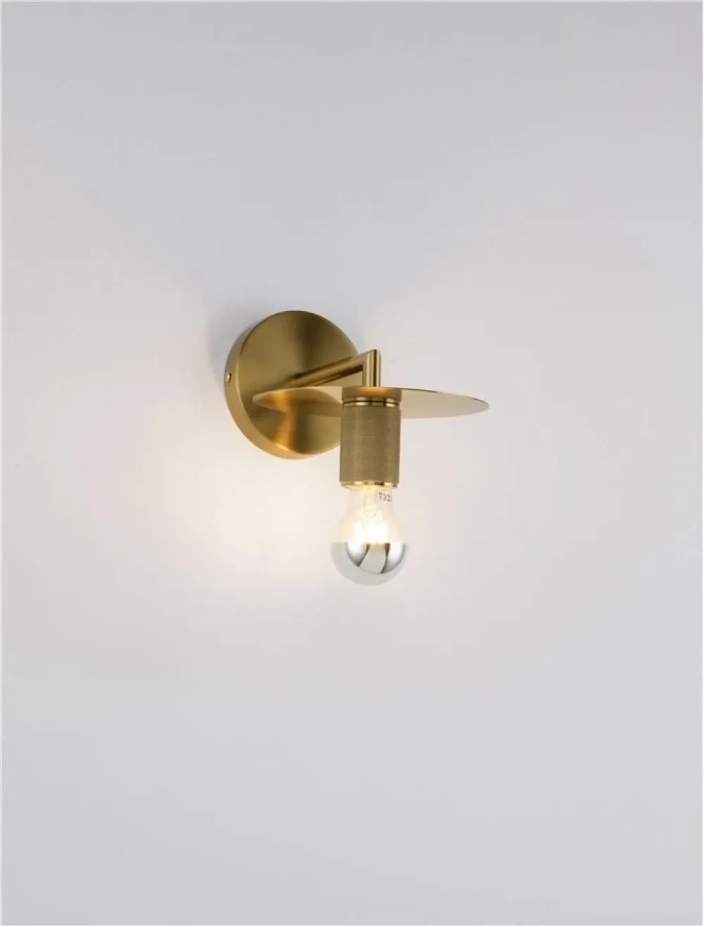 Aplica de perete din Metal Auriu H15.5xL12cm IP20 ROYAL