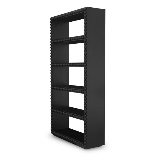 Biblioteca din Lemn de mindi Negru L120xH230.5cm Kenton Eichholtz