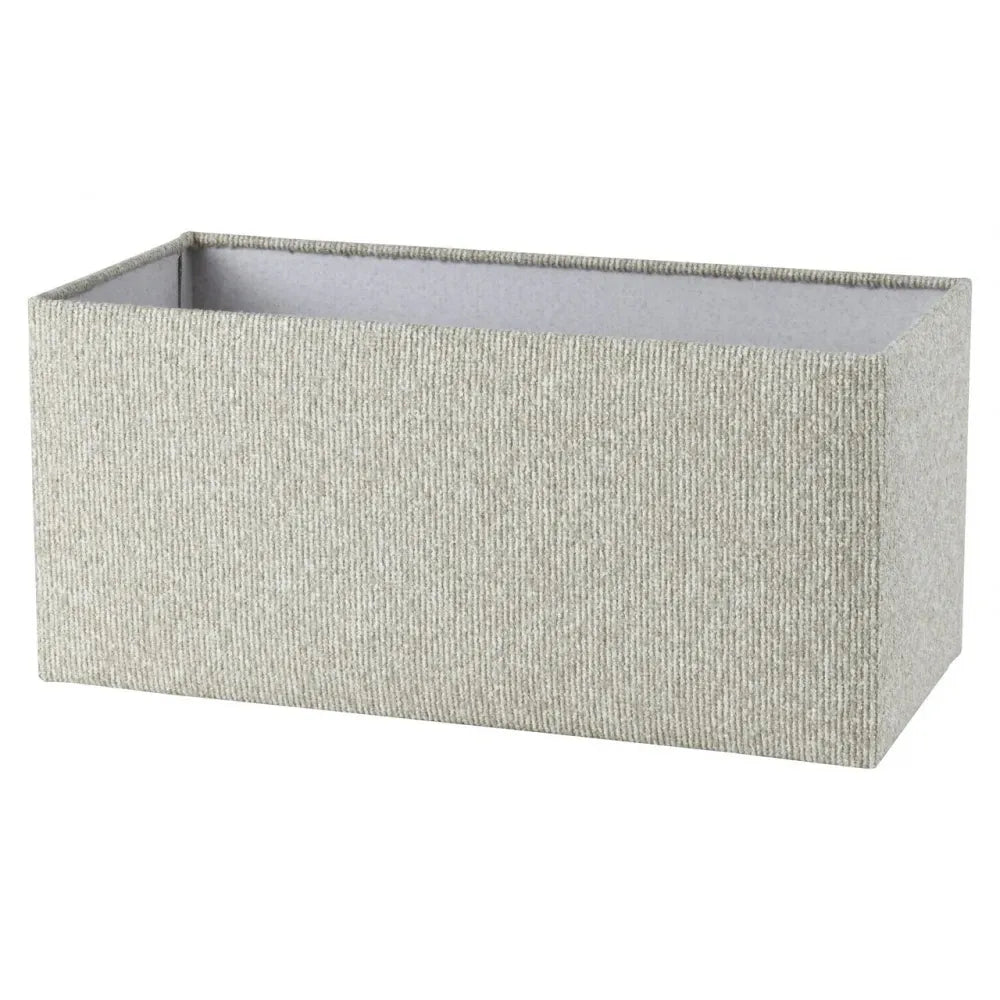Abajur dreptunghiular din Stofa Crem L55xH25cm Zera Richmond interiors